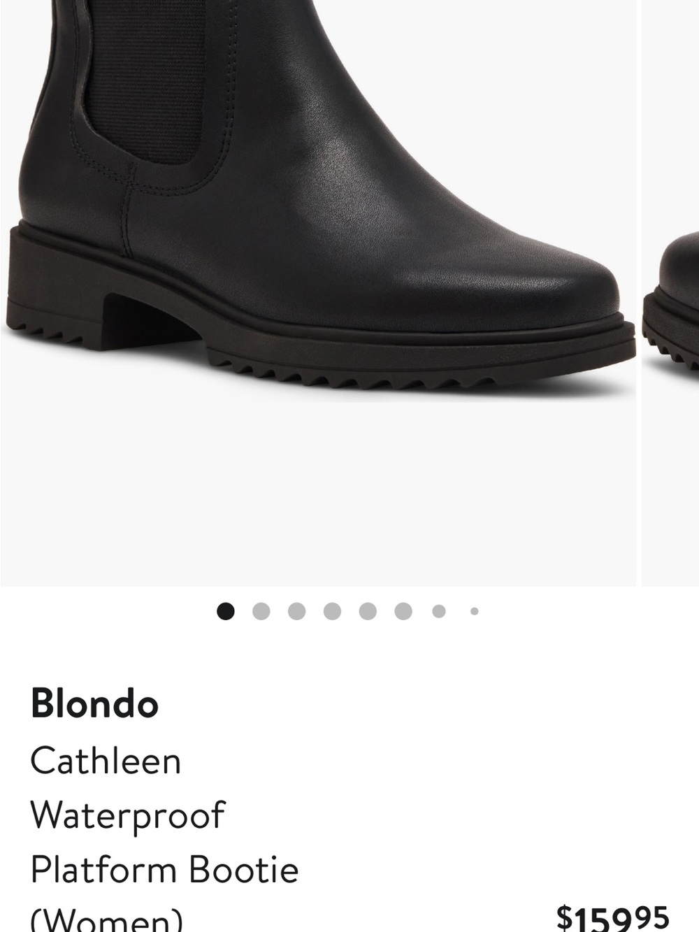 Blondo Cathleen Waterproof Chelsea Boot in Black